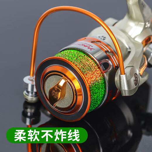 Japanese raw silk high-end 500-meter spotted fishing line main line strong pull wear-resistant lure sea pole special 500-meter box dark green road series No. 4