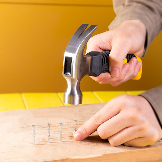 Deli mini fiber handle claw hammer multi-purpose nail hammer 8oz DL441008