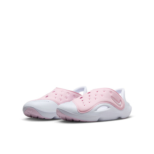 NIKE 耐克男女童夏季凉鞋AQUASWOOSH一脚蹬洞洞鞋儿童包头防撞凉鞋