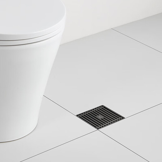 Submarine MGK40-10 gun gray stainless steel ultra-thin floor drain four-proof shower floor drain 40 diameter