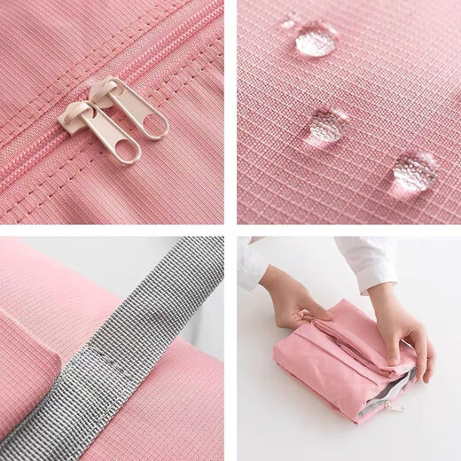 Garberni travel bag, extra large trolley tote bag, business trip portable storage bag, sports fitness bag, moving luggage storage bag, black thickened version