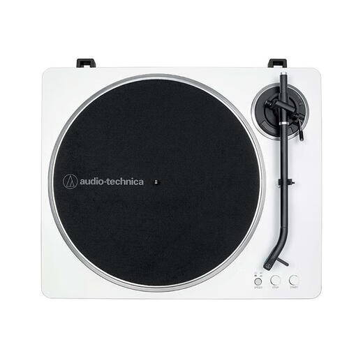 Audio-Technica record player AT-LP70X fully automatic belt-type vinyl record player record player retro fever gramophone record player Bluetooth version AT-LP70XBT WS white silver + cleaning + turntable, free RCA lotus cable