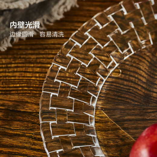 Green Apple Loews Glass Fruit Plate 3-piece Set EQ3002-33 only