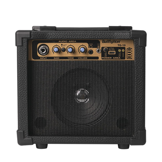 Matador Electric Guitar Speaker Charging Playing and Singing Portable Outdoor Practice Musical Instrument Speaker Can Connect to USB Computer TV 10W Electric Guitar Speaker