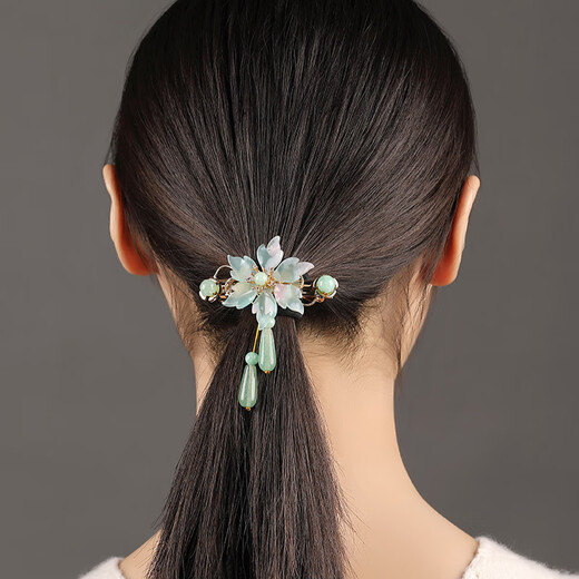 Style ancien et moderne Ancienne coiffure Back of the Head, clip de clip de clip de cheveux clip de cheveux Clip de poils Top femelle Spring Clip Clip de cheveux Back Half Tie Hair