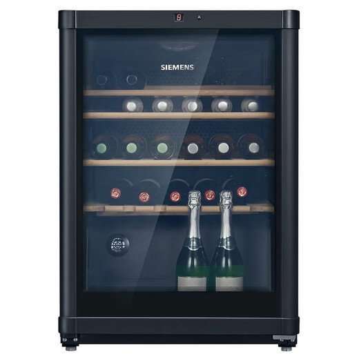 Siemens wine cabinet for home use, constant temperature refrigeration, imported oak wine rack, 43 bottles KW3UVA5TSC