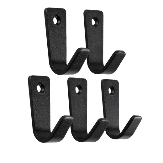 Mozida 304 stainless steel hooks, punched clothes hooks, door back clothes hooks, hardware clothes hooks, no punching metal coat hooks, brushed single hole hooks (price of 2) including screws