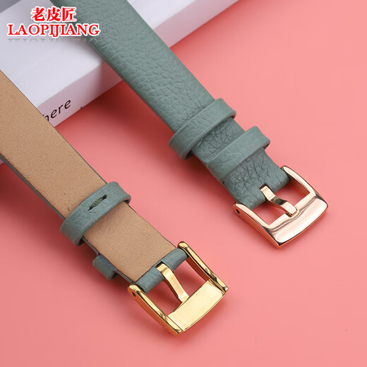 Old Coatman adaptiert an Armani Frauen-Kaufhorstband kleine grüne Uhr AR11149 11399 11302 1959 kleine quadratische Uhr weibliche dunkelgrüne Rose Gold Schnalle