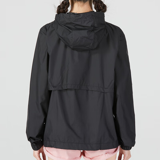 Nike (NIKE) official store women's jacket spring new sportswear fitness training breathable jacket comfortable woven jacket DM6180-010-new arrival L (165/88A)