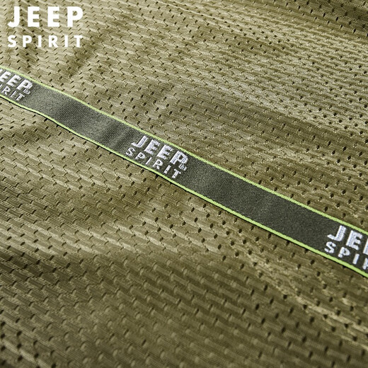 
Jeep (JEEP) vest men's autumn and winter outdoor leisure double-sided multi-pocket workwear vest loose stand collar men's fishing horse clip thin model 9898 khaki (spring and autumn) 2XL (recommended 145-160 Jin [Jin equals 0.5 kg])