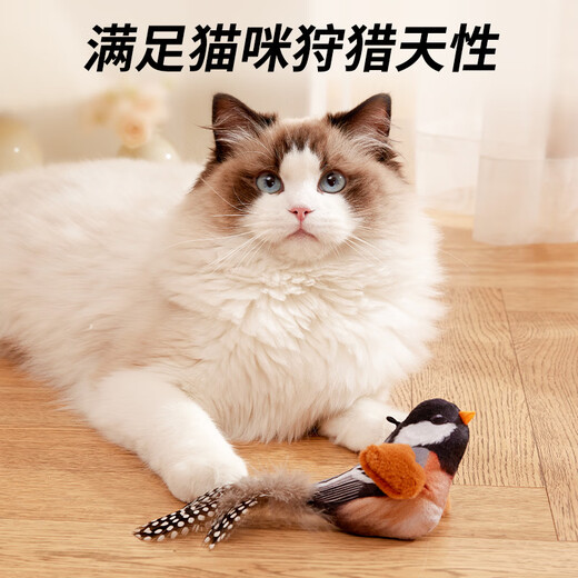 Zigman cat toy simulated bird sounding self-pleasure and relieving boredom artifact funny cat stick to consume energy young cat toy cat supplies