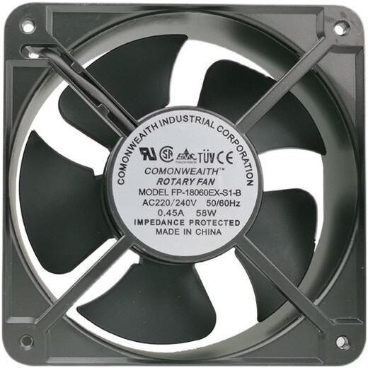 Fenglu Sanxie 15051 small axial flow fan 220V electric cabinet electric box welding machine 17251 industrial ventilation and heat dissipation fan FP-108EX-S1-S oval 1725 oil-containing