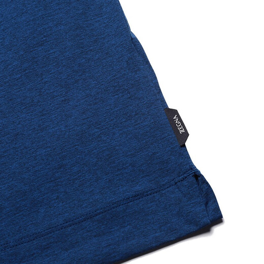 
Zegna Men's Nylon Round Neck Short Sleeve T-shirt Men's Gift Men's VZ332 ZZ673 B97 Dark Blue XS