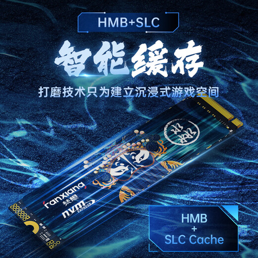Fanxiang S690MQ SSD Solid State Drive M.2 Schnittstelle (PCIE4.0x4) Anpasset an PS5 Laptop AI Computer Storage Zubehör 2TB [Lesegeschwindigkeit 5000MB/s Graphit -Wärme -Dissipation]