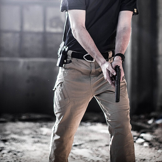Archon Archon Spring and Autumn Outdoor Commuting Tactical Pants IX9 Combat Pants Military Fan Multifunctional Pocket Overalls Men IX9 Khaki XL Size Recommendation 160-180Jin Jin is equal to 0.5 kg