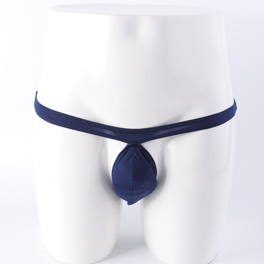 Yiyue (Yiyue) Herrenunterwäsche pervertierte Männer Eis Seiden-Tanga Trendy Herren sexy u-konvex große Tasche Sommer niedrige Taille atmungsaktiv
