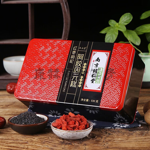 【药房直售】南京同仁堂绿金家园 阿胶糕阿胶固元膏即食品片块阿娇糕啊胶羔男女成人青少年通用老品牌 体验装530g/盒