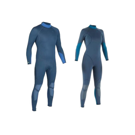 Decathlon 3mm wetsuit women's surfing suit men's swimming cold-proof deep diving wetsuit SUBEA women's dark green brick color XL-2611462