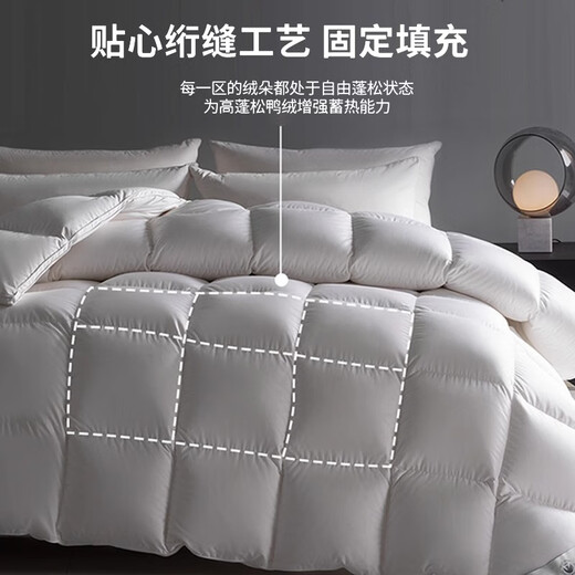 Muji winter quilt down quilt 100% cotton fabric white duck down quilt single and double thickened to keep warm 6-8 Jin [Jin equals 0.5 kg] Winter quilt Ivory white [no diamond velvet, no odor] 150x200cm4 Jin [Jin equals 0.5 kg] [Fill about 1050G]