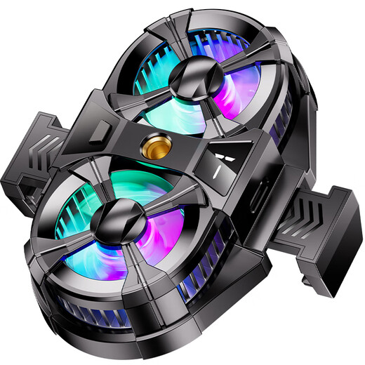 迈台【双核制冷三档调节】手机散热器半导体制冷直播专用支架背夹带风扇水冷降温拍摄视频适用苹果黑鲨