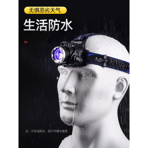 【JD健康】医用手术头头灯耳鼻喉五官科外科聚光手术头戴式美容口腔牙科检查专用灯 无感应白光9900W续航5小时【内置锂电池】