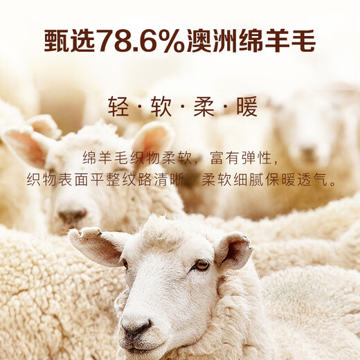 哈吉斯（HAZZYS）男装 秋冬款毛衣外套简约百搭羊毛开衫男ABYZD0BDF55 藏青色NV L （175/96A 48）