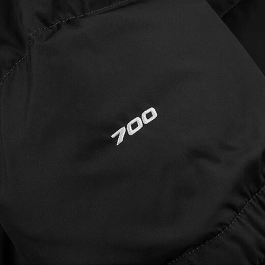The North Face北面羽绒服男户外700蓬鹅绒中长款保暖外套832J 黑色/4H0 XL