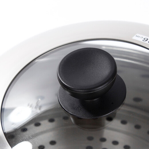 Shunda (SND) combination cover and bottom single-layer multi-purpose pot soup pot 304 stainless steel steamer gas induction cooker universal pot 24cm