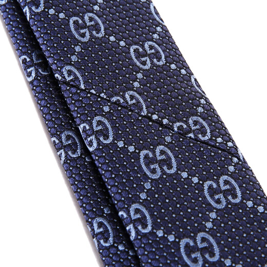 Gucci GUCCI men's dark blue mulberry silk tie 4088654E0024069 birthday gift for boyfriend or girlfriend