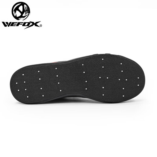 Wefox Weihuji Angelschuhe nicht rutschmehr atmungsableichte leichte Angelschuhe tragen resistente Filzschuh-Seefischerschuhe Outdoor Riff Angelschuhe WDX1050/Schwarz und Rot One Size 40