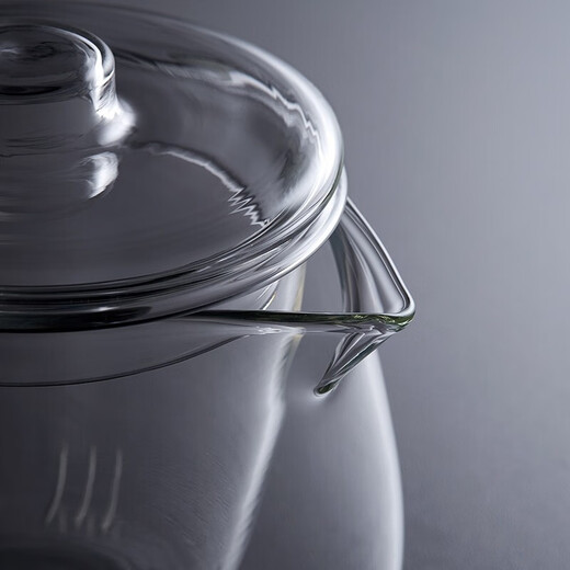 Shimi Le teapot heat-resistant glass teapot thickened glass tea set with spout tea cup tea set household kung fu tea set single pot 900ml