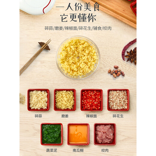 KANGZHIBAN household garlic stirrer, mini garlic press, manual garlic press, cyclone garlic puller, garlic press, small crusher, standard mini garlic press