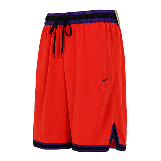 耐克（NIKE） 裤子短裤男裤运动裤篮球训练跑步健身宽松透气休闲五分裤 DA5845-673红色  L