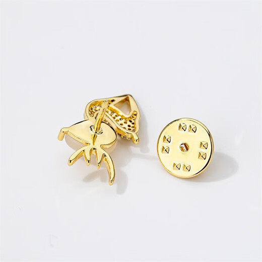 Qlady has you all the way brooch high-end female corsage pin silk scarf buckle design niche clothing accessories birthday gift