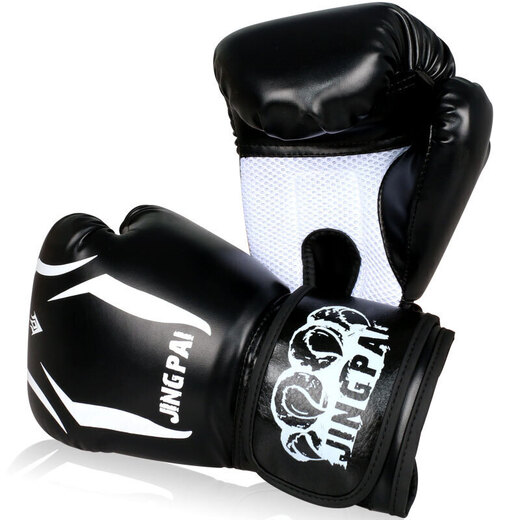 Kandidat Erwachsene Boxhandschuhe Sanda Kämpfe Sandsackhandschuhe Muay Thai Training Boxhandschuhe Schwarz