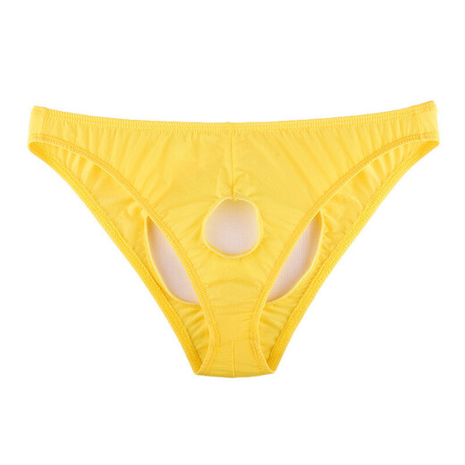 Private delivery sexy underwear men's thong men's underwear sexy fully transparent T-pants passion free to take off red