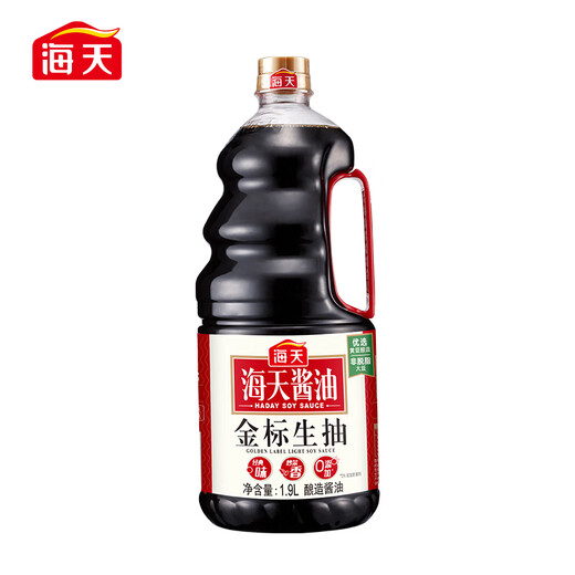 Haitian Light Soy Sauce 1.9L Gold Label First Class Soy Sauce Gold Label Series