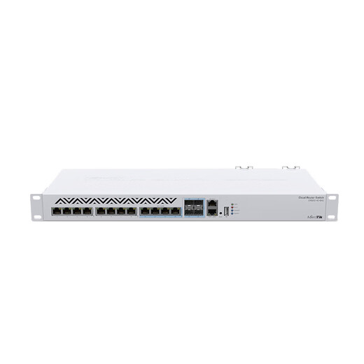 Mikrotik CRS312-4C+8XG-RM enterprise-class 1U rack-mounted 10G switch