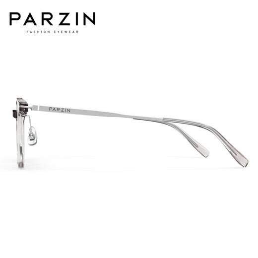 帕森（PARZIN）防蓝光眼镜架 轻盈多边形素颜镜 抗蓝光护目镜 15866 浅棕色 颜色任选联系客服