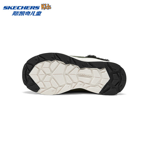 Skechers children's shoes children's winter knob warm cotton boots boys and girls plus velvet shoes sports cotton shoes 405301L