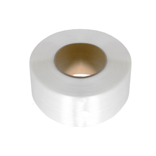 PP transparent strapping fully automatic semi-automatic machine strapping manual hot melt strap new material plastic packaging tape white transparent new material width 12 thick 0.8 (10kg)