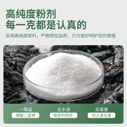 Stanley Potassium Dihydrogen Phosphate Flower Fertilizer Flower Special Phosphorus Potassium Fertilizer for Fruit Trees and Flowers 500g