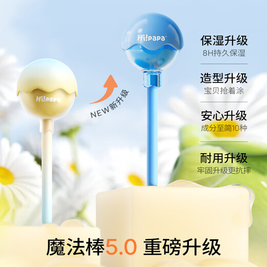 Hi!papa Turtle Daddy Lip Balm Moisturizing Men and Women Moisturizing Water Locking Waterproof Anti-Cracking Deep Peel-Removing Lip Balm*2