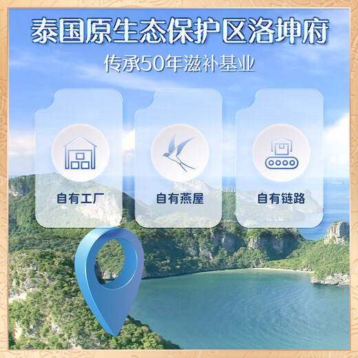 Twin Lotus泰国双莲进口即食燕窝木糖醇4.8%干燕窝含量75ml*6孕妇送礼滋补品
