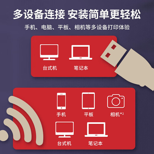 佳能（Canon） TS3480彩色喷墨打印机家用办公打印复印扫描一体机无线小型学生作业 TS3480 黑色款【手机+电脑+远程无线打印】 官方标配【套餐可加墨】【店长推荐套餐二】
