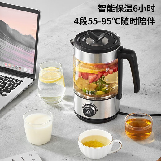 CIMI teapot black tea teapot spray steaming teapot fully automatic thickened glass scented tea health pot electric boiling water electric teapot CM-PC1030 (dual network)