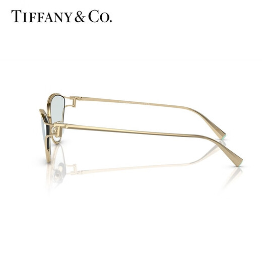 TIFFANY & CO.蒂芙尼 太阳镜女款光感变色墨镜猫眼形渐变色眼镜0TF3095 光致变色镜片/淡金色镜腿6196MF 61