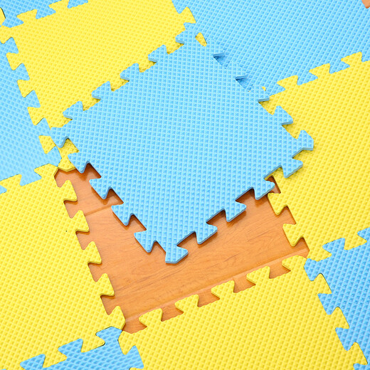 Children's floor mat foam tatami floor mat bedroom crawling sponge mat splicing plastic room floor mat puzzle with a minimum order of ten pieces, blue 29*29cm (single piece price)