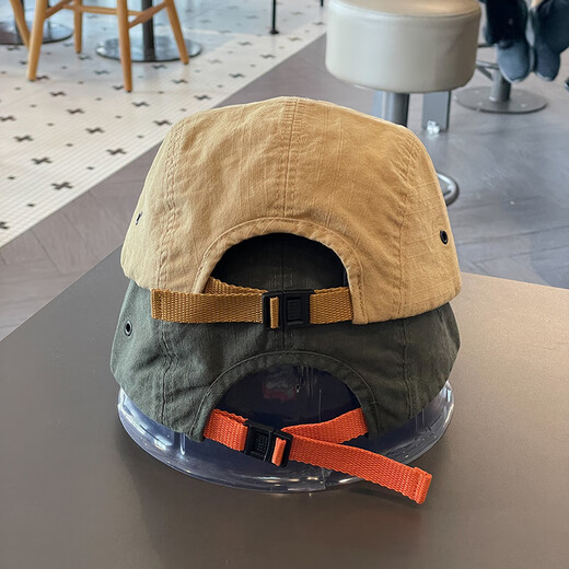 Xiniu high quality Japanese short brim baseball hat women's street soft brim five-piece visor student outdoor peaked hat for men dark gray