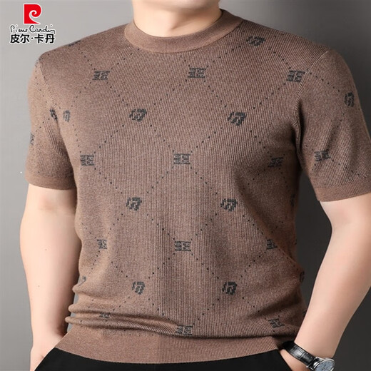 Pierre Cardin Automne et hiver Nouveau pull à manches courtes pour hommes Sweater mince à manches minces minces minces à manches à manches à manches à manches à manches à manches à manches à manches couches noires 81526 XL 175145-160Jin [Jin est égal à 0,5 kg]